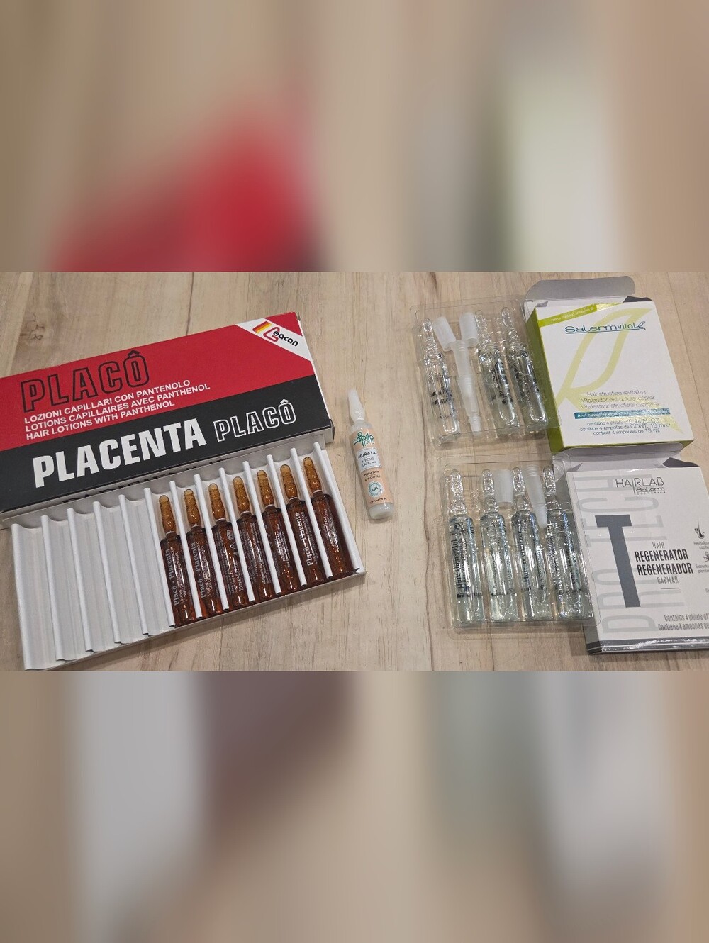 Dominican Ampollas Hair Hydration Ampoules Set with Single Capilo Pro Ampoule